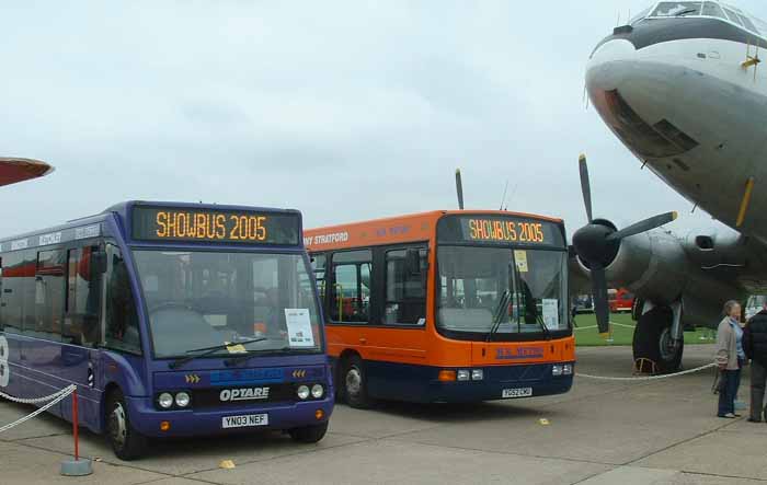 MK Metro Optare Solo 28 & VDL SB120 Wright 61