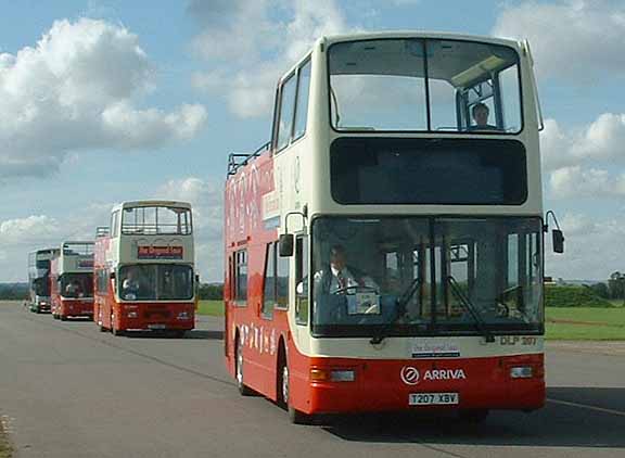 Original London Sightseeing Tour MCW Metroliner, Olympian and DAF