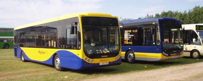 Konect 407 & Anglian Optare Tempos