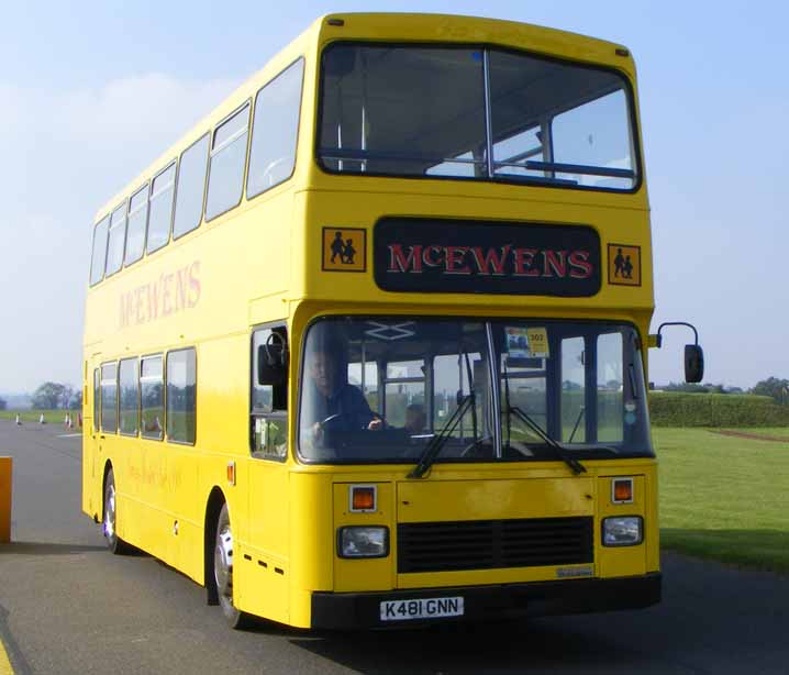 McEwan Leyland Olympian East Lancs K481GNN ex City of Nottingham Transport