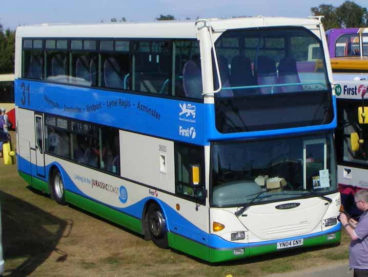 First Hampshire & Dorset Dennis Trident East Lancs Lolyne 32701