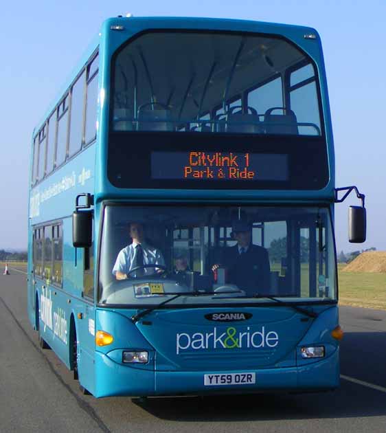 Nottingham City Transport Scania N270UD Optare Omnidekka 975