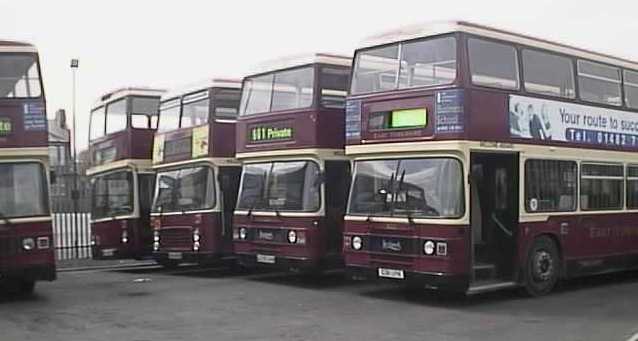 Row of East Yorkshire deckers