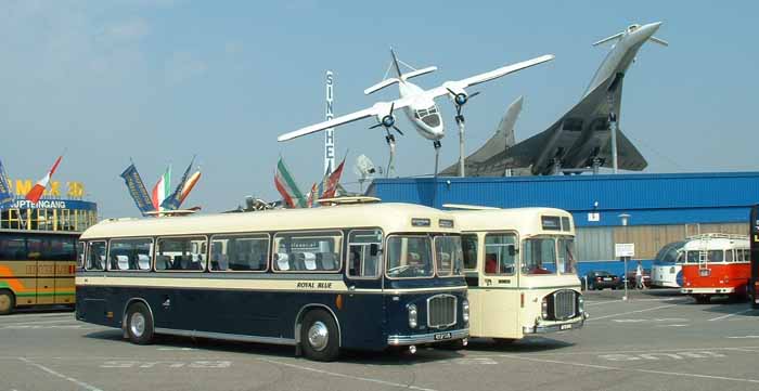 Royal Blue & Crosville RELHs at Sinsheim Technik Museum