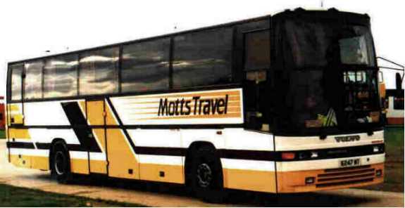 Motts Travel Volvo B10M Jonckheere 6247MT