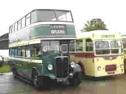 Bristol Greyhound Bristol MW6G ECW 2138 & Leeds AEC Regent Roe 106