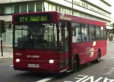 MTL London North Dennis Dart Plaxton DP234