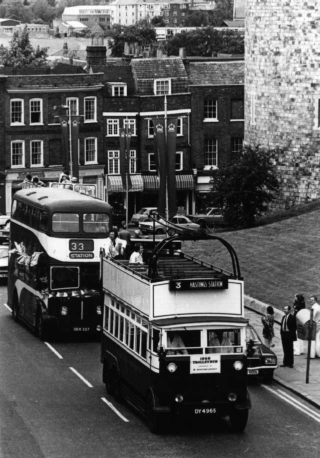 Hastings & District Guy BTX Happy Harold trolleybus DY4965