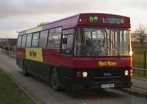 Red Rose Leyland Tiger Plaxton E737WOK