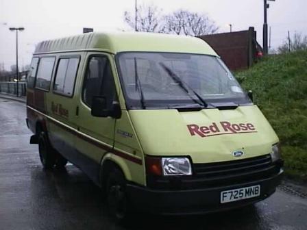 Red Rose Travel Ford Transit F725MNB