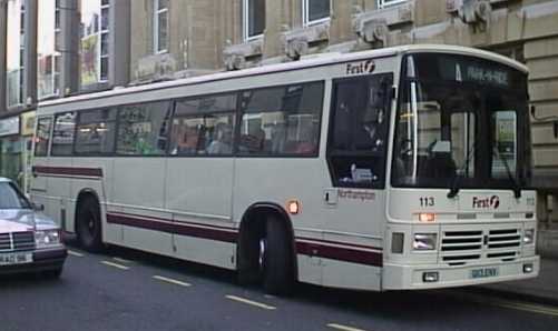 First Northampton Volvo B10M Duple 113