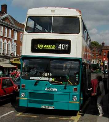 Arriva Southern Counties MCW Metrobus GYE378W