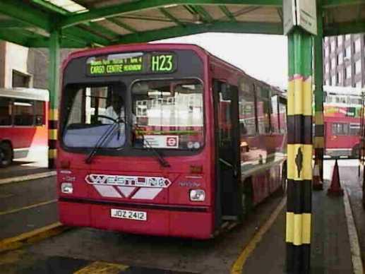 Westlink Dennis Dart Wright Handybus JDZ2412