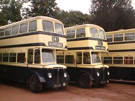 Birmingham City Transport Guy Arab 2707 and Daimler CVG6 3225