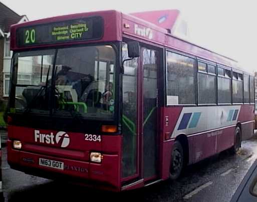 Southampton Gas powered Dennis Dart N163GOT