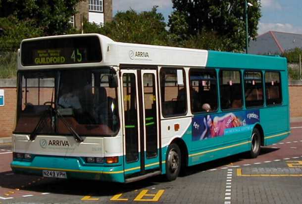 Arriva Southern Counties Dennis Dart N249VPH