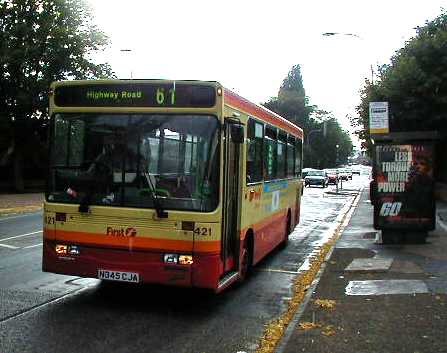 First Eastern Counties Volvo B6 Alexander Dash 413