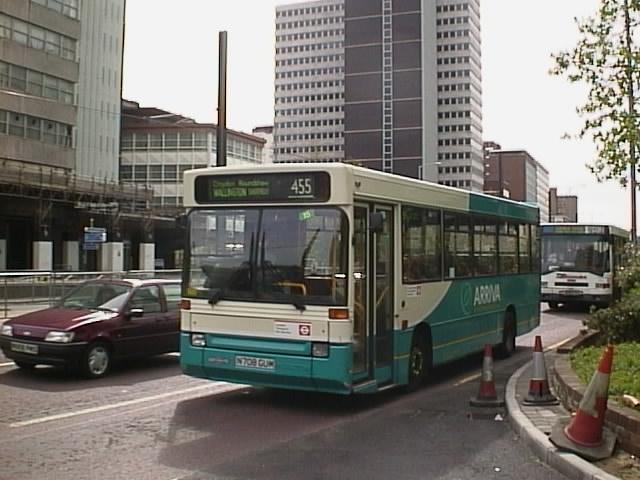 Arriva Southern Counties Dennis Dart N708GUM