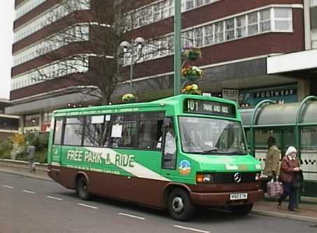 The Shires Mercedes 709/Plaxton Beaver 2132 N912ETM