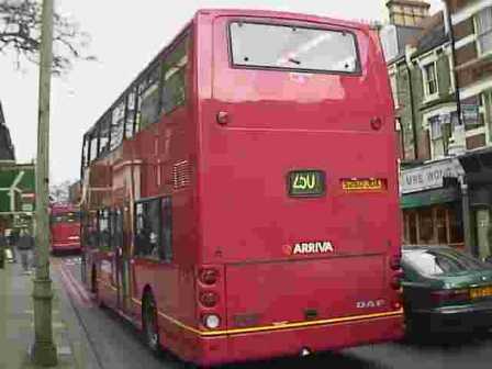 Arriva London DAF DB250 Alexander ALX400 DLA40