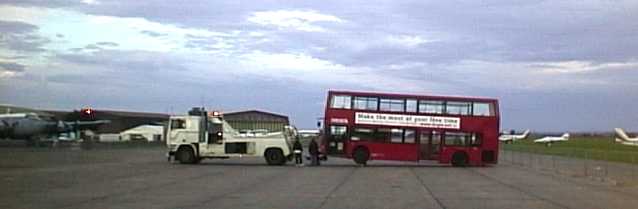 Stagecoach Trident TA92 on tow