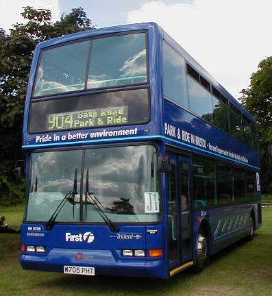 First Bristol Dennis Trident East Lancs Lolyne 9705