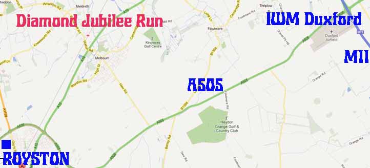 Diamond Run 2012 route map